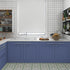 15.7" 118.1" practicalWs Blue Peel and Stick Wallpaper x Blue Contact Paper for Cabinets and Drawers, Self Adhesive