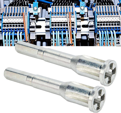 Fafeicy 2Pcs Wire Twisting Tools, 5 Holes Electrical Quick Paralleling Cable Connector for Electrician