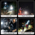 Keychain Flashlights Cob Work Light with 4 Light Modes, Small Emergency Light with Folding Bracket Bottle Opener