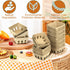 LJLGSZY 50 Pack Natural Pulp Fiber Berry Baskets with Blank Label for Vegetables Strawberry Blueberry Raspberry Egg