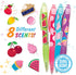 Glitter Gel Smens, Patented Gourmet Scented Colored Glitter Gel Ink Pens, Medium Point, 8 Count