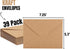 Mr. Pen Kraft Envelopes, 39 Pack, 5 x 7 Inch A7 Brown Card Envelopes, Invitation and Postcard Envelopes