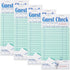 ZPARIK 4 Pack Green Guest Checks Books for Servers Server Note Pads,