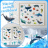 Fulmoon 62 Pcs Realistic Sea Ocean Animal Bulletin Board Decor, Sharks, Whales, Turtles Cutouts for Classroom