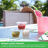 Galashield 100 Sets 1 oz Small Plastic Containers with Lids, Disposable Portion Cups for Sauce and Dressing