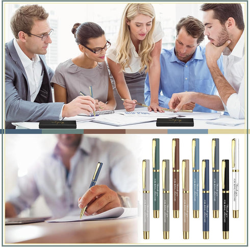 PerKoop 20 Sets Thank You Gifts, Inspirational Ballpoint Pens with Gift Boxes, Motivational Quote Pens