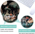 Mouse Pad with Wrist Support, Ergonomic Memory Foam Wrist Rest Cushion, Non-Slip Rubber Base Gaming Mice Pad (Snail)