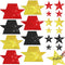 Ctosree 256 Pieces Glitter Star Cutouts, Paper Stars Decorations for Bulletin Board Classroom Movie Night Party Decor