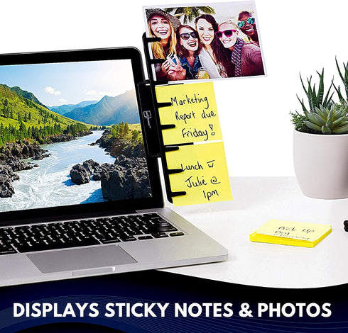 Note Tower Monitor Document Paper Holder, Portable Copy Holder for Desk, Reduces Eye & Neck Strain