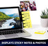 Note Tower Monitor Document Paper Holder, Portable Copy Holder for Desk, Reduces Eye & Neck Strain