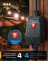 Dimmer Dimmable 100FT Dimmer Dimmable Bulbs DEWENWILS Outdoor for String Lights, Two-Remote Control Plug, Range