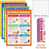 gisgfim Exercise Posters Stretching Yoga Workout Poster Physical Educational Fitness Decoration Physical Bodyweight
