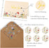 50 Pack Crisky Vintage Floral Thank You Cards with Envelopes & Stickers Wildflower Thank You Cards Bulk for Birthday