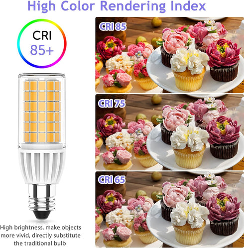 E11 LED Bulb 5W Dimmable, 50W or 60W E11 Halogen Replacement, Warm White 3000K, 5 Pack