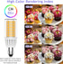 E11 LED Bulb 5W Dimmable, 50W or 60W E11 Halogen Replacement, Warm White 3000K, 5 Pack
