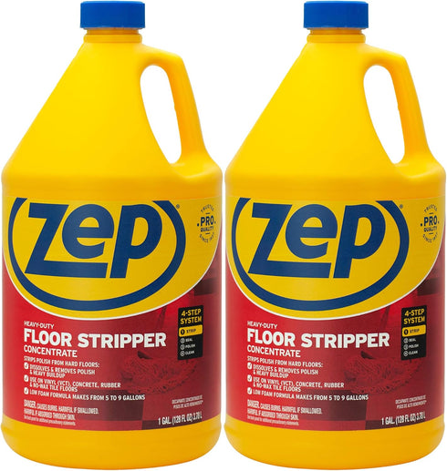 Zep Heavy-Duty Floor Stripper Ammonia Free Concentrate - 1 Gallon (Case of