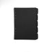 Binder Index PP & Paper Dividers for 8.5 inch/6 inch A5/A6, Horizontal Black Paper