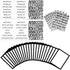 PerKoop 36 Sheets Science Fair Board Supplies, 24 Self Adhesive Presentation Science Subtitles for Classroom Office