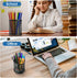 MaxGear Pen Holder, 3 Pack Pencil Holder for Desk, Premium Mesh Metal Organizer, Black, 3.7’’ Tall