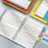 EMSHOI College Ruled Spiral Notebook, 4 Pack, 5.7" x 8.22", 640 Pages, Plastic Hardcover, Orange, Green, Pink, LightBlue