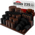 235 pcs Brown & Black Felt Furniture Pads by X-Protector for Hardwood Floors - Ideal Protectors for Furniture