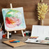 PATIKIL 5.9" Wooden Art Easel, 10 Pack Portable Tripod Holder for Canvas, Foldable Tabletop Display