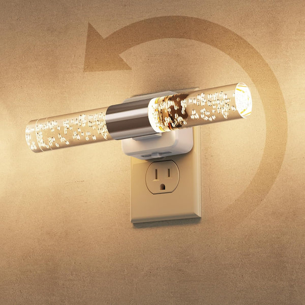 L LOHAS LED Night Light, Night Lights Plug into Wall, 180 Rotating,