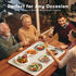 3 Settings Warming Mat for Food, Voriah Electric Warming Tray with Temp & Auto Shut-Off, Food Warmer with Thick