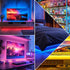 Backlight,16.4FT 65-75in PANGTON VILLA Led Lights for TV LED RGB Smart LED Strip Lights for TV, Bluetooth APP & Remote