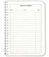 BookFactory Music Notebook/Music Journal, 100 Pages, 5'' x 7'', 10 Staves per page Format
