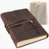 kullder Personalized Leather Journal - Engraved Joshua 1:9 Bible Inscription Notebook, 5×7IN Travel Diary