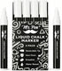 Mr. Pen- Liquid Chalk Marker Pen, 4 Pack, 8x Labels, White Non-Toxic