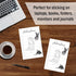 Chihuahua Sticky Notepad To Do List, Dog Lover Gifts for Women, Office School Supply Sticky Notes - 4"x6"