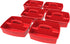Storex Large Classroom Caddy, 13 x 11 x 6.575 Inches, Red, Case of 6
