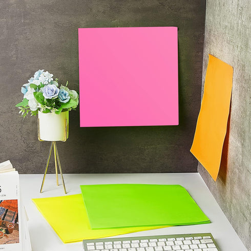 Harloon Big Sticky Notes, 11 x 11 Inch Jumbo Sticky Notes, 40 Sheets/Pad, Bright Colors, 4 Pad
