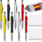 Zonon 32 Pcs Gift Pen for Men with 40 Pen Refills, 6 in 1 Multi Tech Tool Pen, Christmas Gifts for Screwdriver Pen