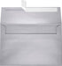 LUXPaper A10 Invitation Envelopes, Silver Metallic Peel & Press, 6" x 9 1/2", 80lb. Text, 50 Qty.