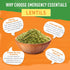 48 30-Year Emergency Essentials Lentils, Long-Term Emergency Food Supply, Servings, Shelf Life, High-Protein Vegetarian