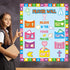 Geelin 184 Pcs Prayer Wall Bulletin Board Set, Cork Board Religious Decor Rainbow Christian Decorations for Classroom