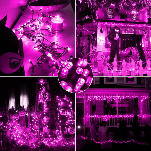 500 Lights,164 8 kemooie LED Pink Valentines Day FT String Lights Outdoor Plug in Waterproof with Twinkle Modes