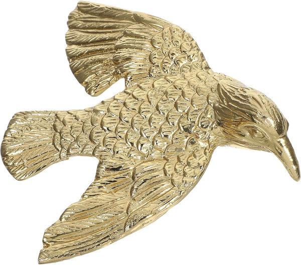 ELEOUTI Brass Bird Drawer Handle Vintage Cabinet Knobs Retro Brass Handles for Wardrobe
