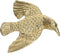 ELEOUTI Brass Bird Drawer Handle Vintage Cabinet Knobs Retro Brass Handles for Wardrobe