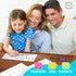SCRIBBLEDO 10 Pack Dry Erase Number Line White Boards, 4x12 Inch, Double Sided for Kids Classroom