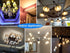 BRIMAX 6 Pack 2W LED Light Bulbs, Plastic LED Filament, 2700K Warm White, E26 Medium Base, Equivalent to 11w/20w/25w,