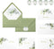 PONATIA 50 PACK 4x6 Gold Foil Thank You Cards With Sage Green