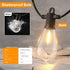Lights50FT 27 Bulbs (2 Spare)ST38 Dimmable 2700K ZOTOYI Outdoor String Patio Lights with Vintage Edison Waterproof