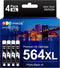 GPC Image Compatible 564XL Ink Cartridge Replacement for HP Printers, Combo Pack for HP 564XL 564 XL Ink Cartridge