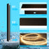 YCMGEAD 11.82in Ip65 3000k 9W Outdoor Wall Light LED Long Wall Sconce Waterproof Black Modern Outdoor Lights Metal