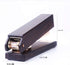HOYUJI Woodgrain Black Stapler, Marbled Woodgrain Stapler, Elegant Modern Accessory for Stylish Desks, Rose Gold