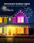 100FT 24V 221 IP68 (100FT) KISUFU Permanent Outdoor Lights for House, Smart Outside Lights with Modes, App & Remote